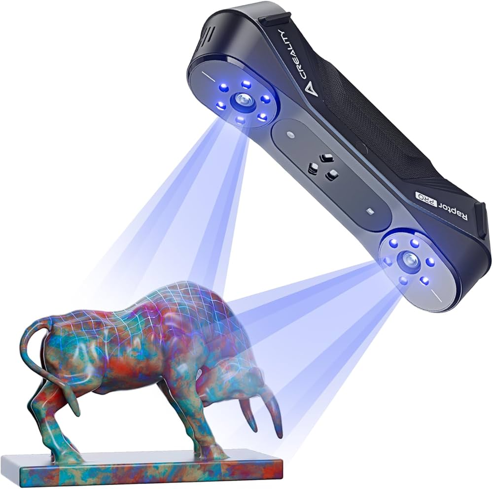 Creality Raptor Pro-Professional Hybrid Blue Laser 3D Scanner - Image 3