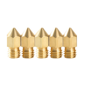 Creality M6 0.4mm Brass Nozzle - Big Head - 5pcs