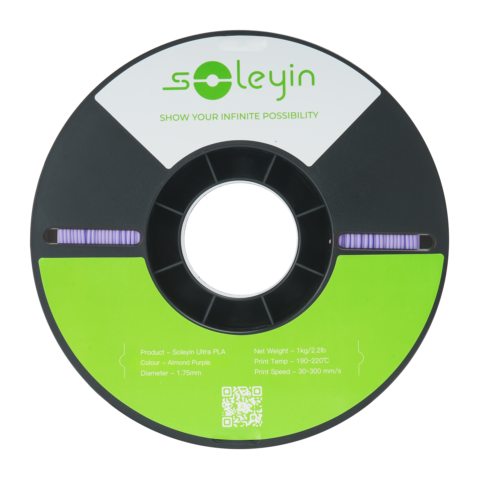 Soleyin Ultra PLA filament 1.75mm 1kg for reliable FDM 3D printing in Namibia