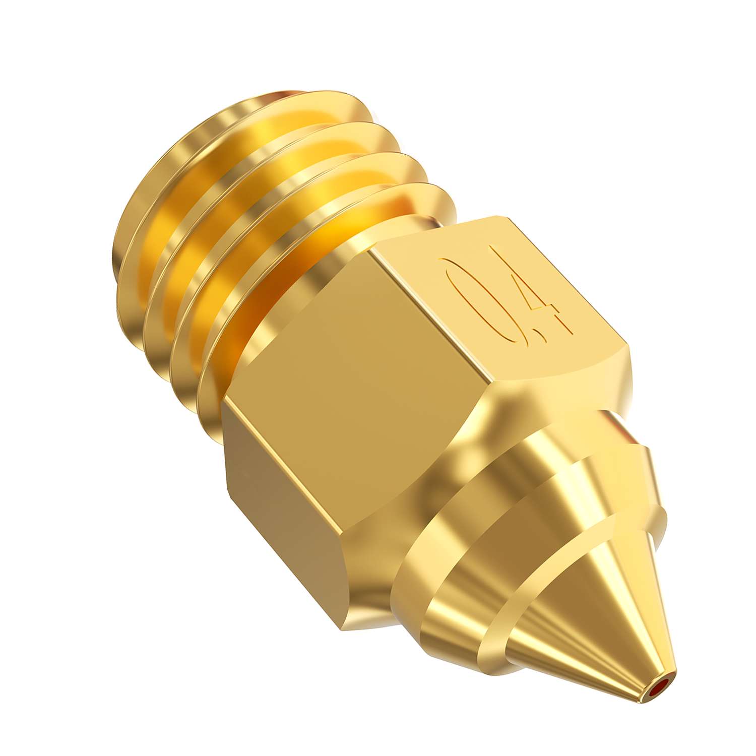 Creality Ender-5 Max Brass Nozzle Kit - 0.4 mm (4-Piece Set) - Image 3