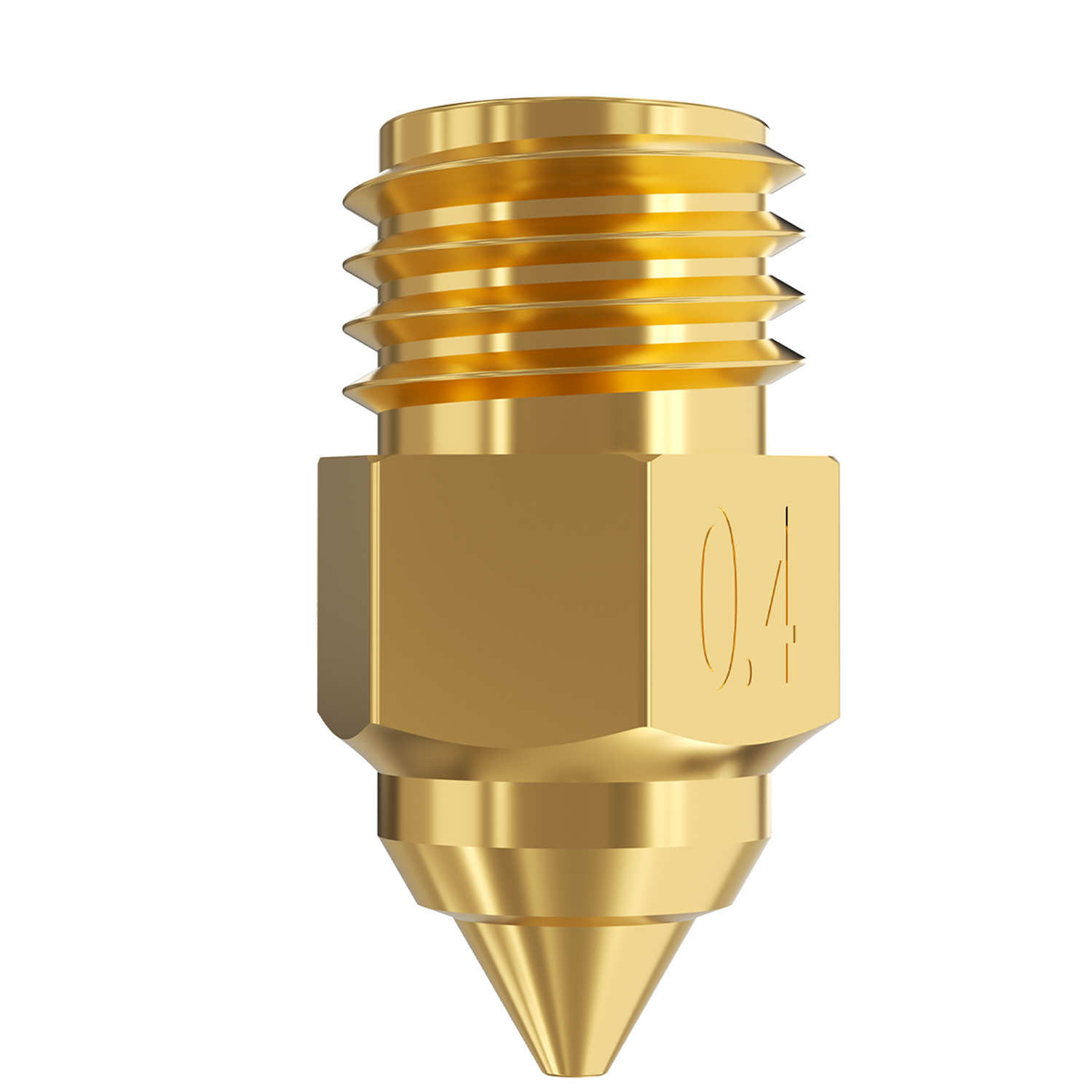 Creality Ender-5 Max Brass Nozzle Kit - 0.4 mm (4-Piece Set)
