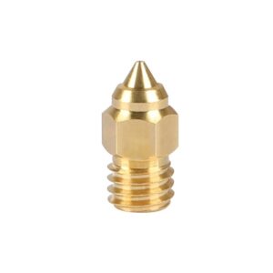 Creality 0.6 mm H62 brass replacement nozzle in D6 × H13 format for compatible 3D printers