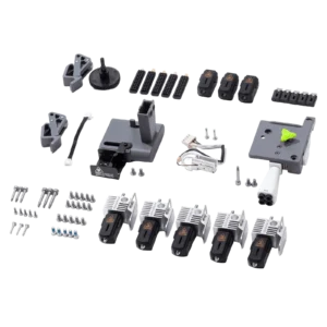 SPARKX i7 PrintEase Kit with genuine hotends, extrusion assembly, filament cutters, and maintenance parts