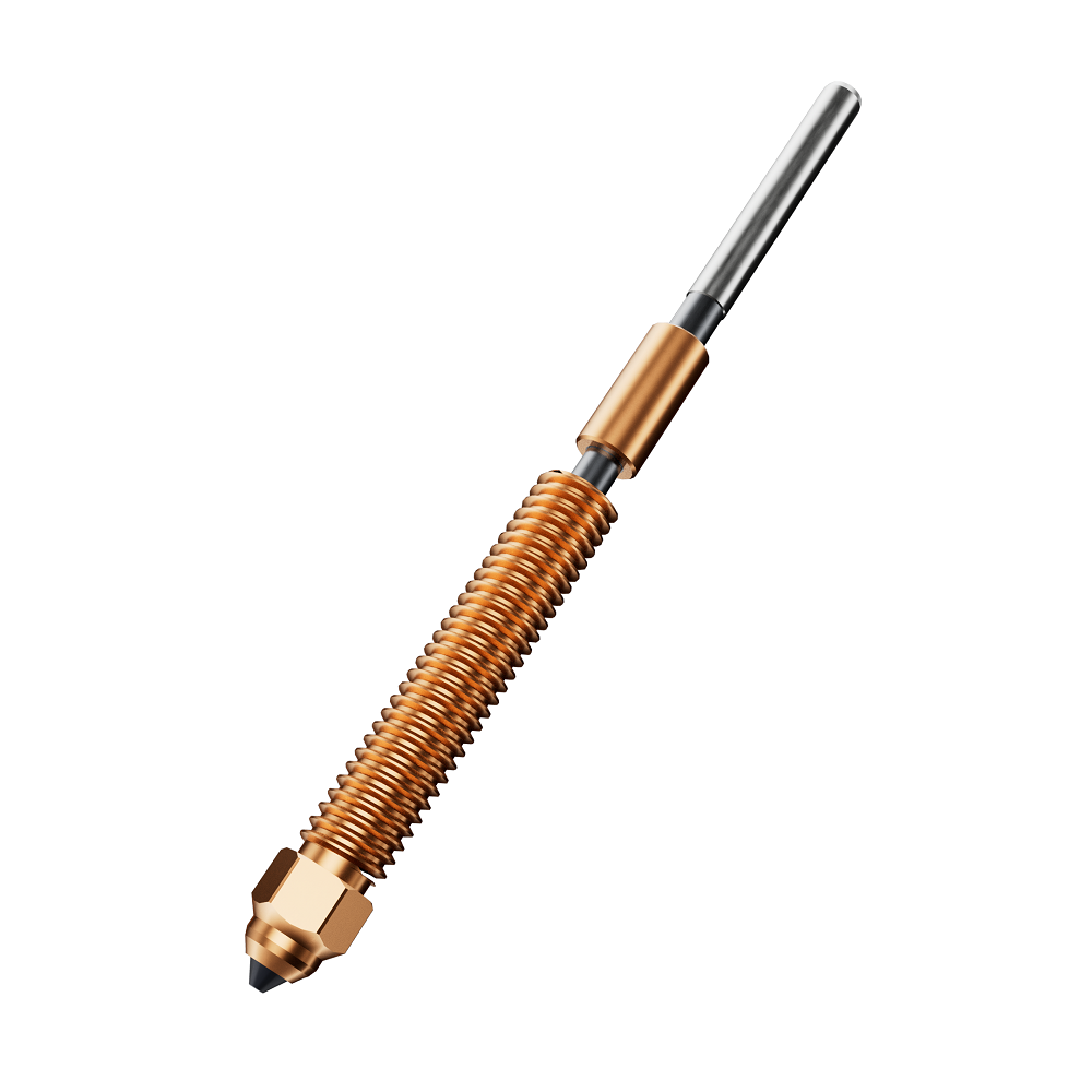 Creality x Phaetus silicon carbide nozzle for K2 Plus available in 0.4 mm and 0.6 mm for abrasive filament printing