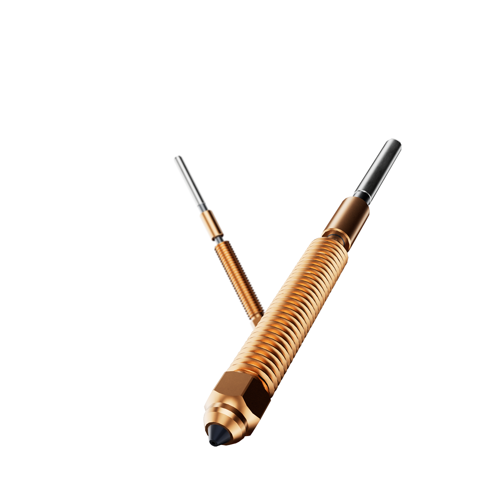 Creality x Phaetus silicon carbide nozzle for K2 Plus available in 0.4 mm and 0.6 mm for abrasive filament printing